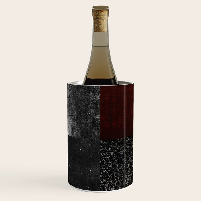 Patchwork (Burgundy and Black) Wine Chiller Gallery Image 2