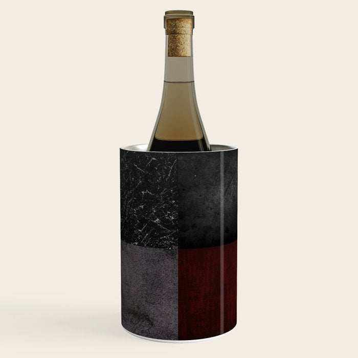 Patchwork (Burgundy and Black) Wine Chiller Gallery Image 3
