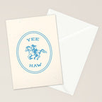 Yee Haw in Blue Stationery Card Gallery Image 2