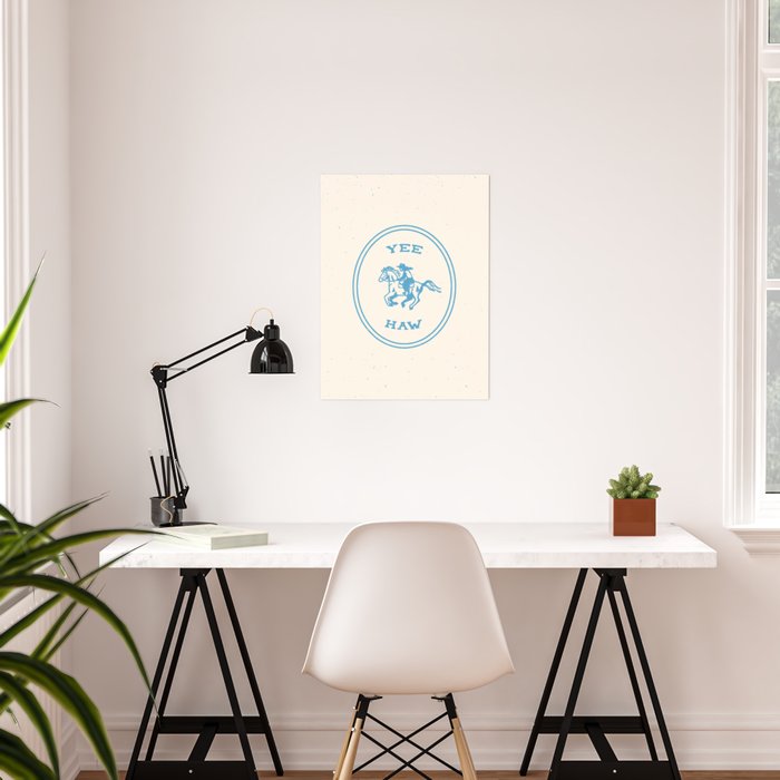 Yee Haw in Blue Poster Gallery Image 2