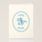 Yee Haw in Blue Stationery Card Gallery Image 2