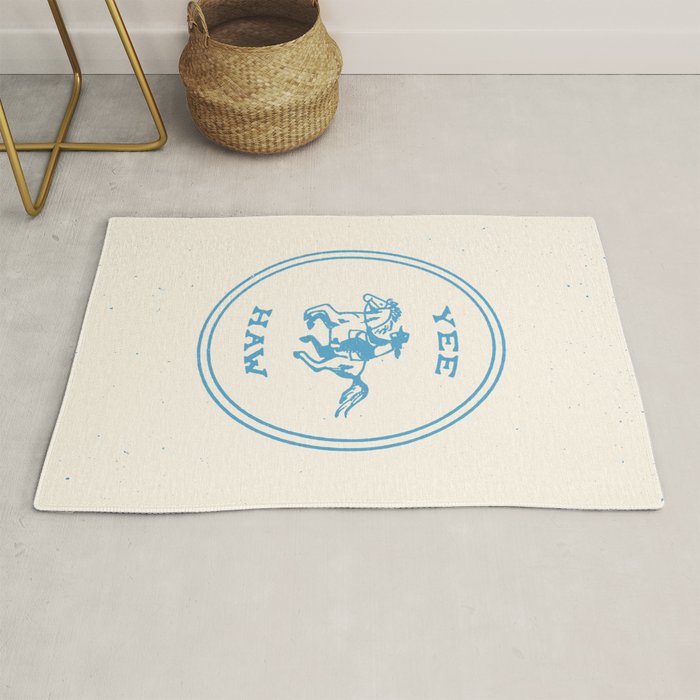 Yee Haw in Blue Rug Gallery Image 1