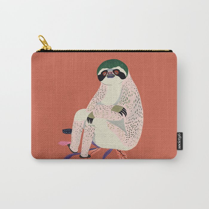 Just Slothin' Around Carry All Pouch Gallery Image 1