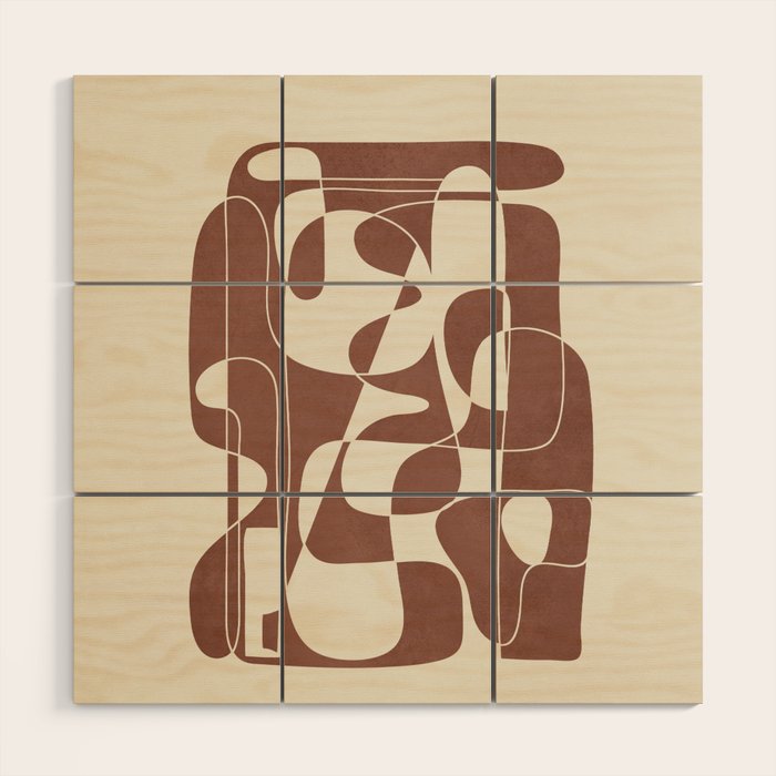 Shifting Boundaries 4 Wood Wall Art Gallery Image 1