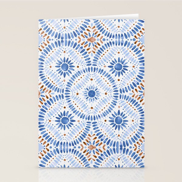 Boho Tiles Mandala Stationery Card Gallery Image 1