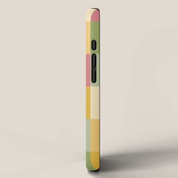 Bold Vintage Checks Pattern - Large XIX iPhone Case Gallery Image 2
