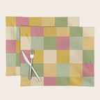 Bold Vintage Checks Pattern - Large XIX Placemat Gallery Image 1