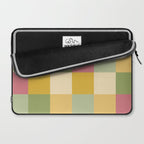 Bold Vintage Checks Pattern - Large XIX Laptop Sleeve Gallery Image 2
