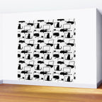 Cats Sitting on Laptops Wall Mural Gallery Image 2