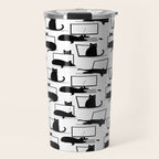Cats Sitting on Laptops Travel Mug Gallery Image 1