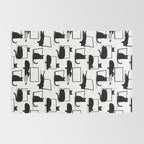 Cats Sitting on Laptops Rug Gallery Image 2