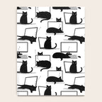 Cats Sitting on Laptops Notebook Gallery Image 4