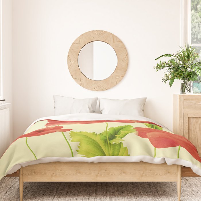 Red Poppies 3 Duvet Cover Gallery Image 3