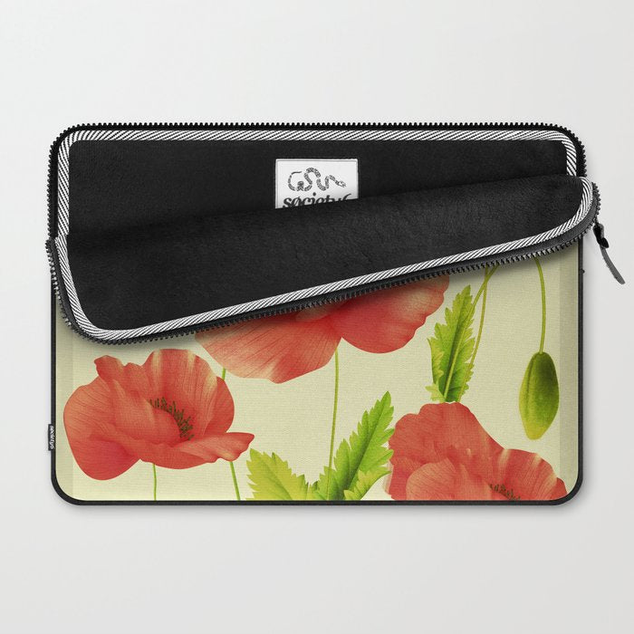 Red Poppies 3 Laptop Sleeve Gallery Image 2