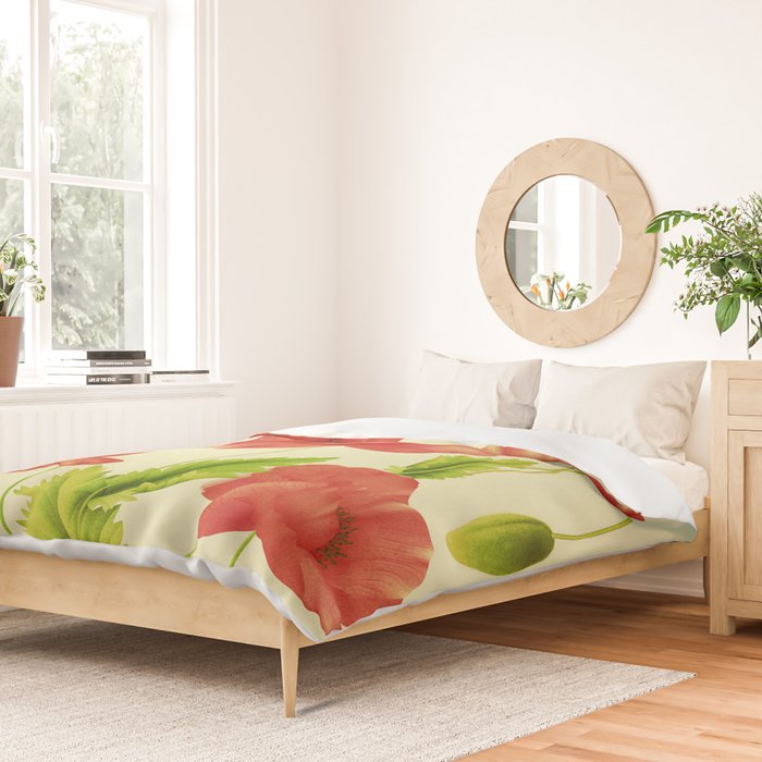 Red Poppies 3 Duvet Cover Gallery Image 2