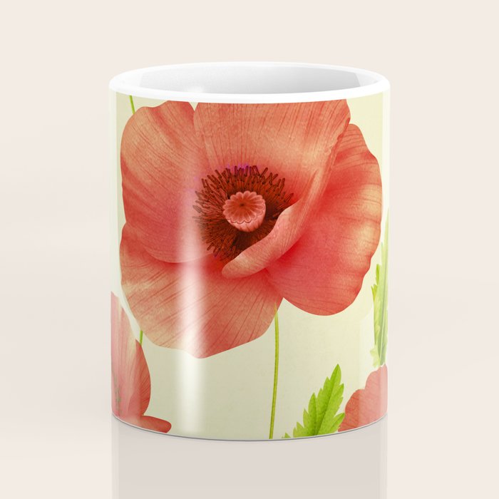 Red Poppies 3 Coffee Mug Gallery Image 4