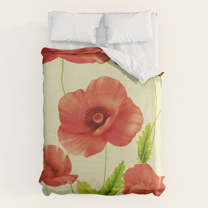 Red Poppies 3 Duvet Cover Gallery Image 1