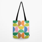 Mid Century Modern Shapes - Multi Color Tote Bag Gallery Image 2
