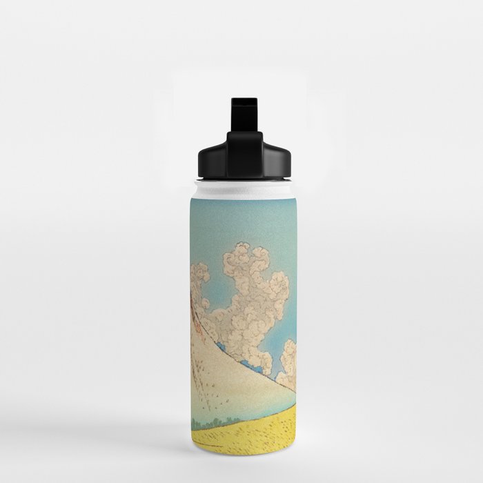 Greeting Kaneda - Mountain  Nature Landscape in Yellow, Orange and Blue Water Bottle Gallery Image 2