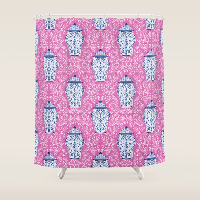 Chinoiserie Chic Shower Curtain Gallery Image 1