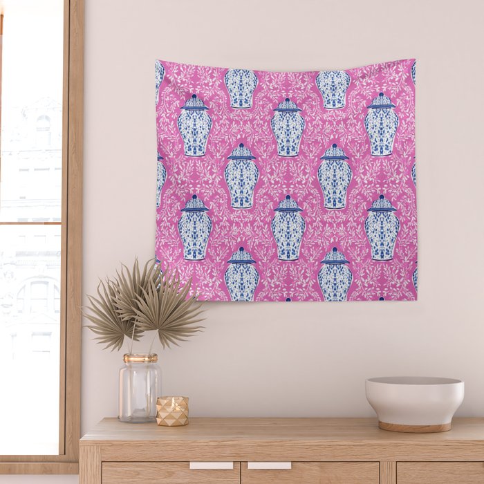 Chinoiserie Chic Wall Tapestry Gallery Image 2