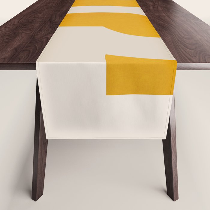 Minimal Geometric Shapes 228 Table Runner Gallery Image 1