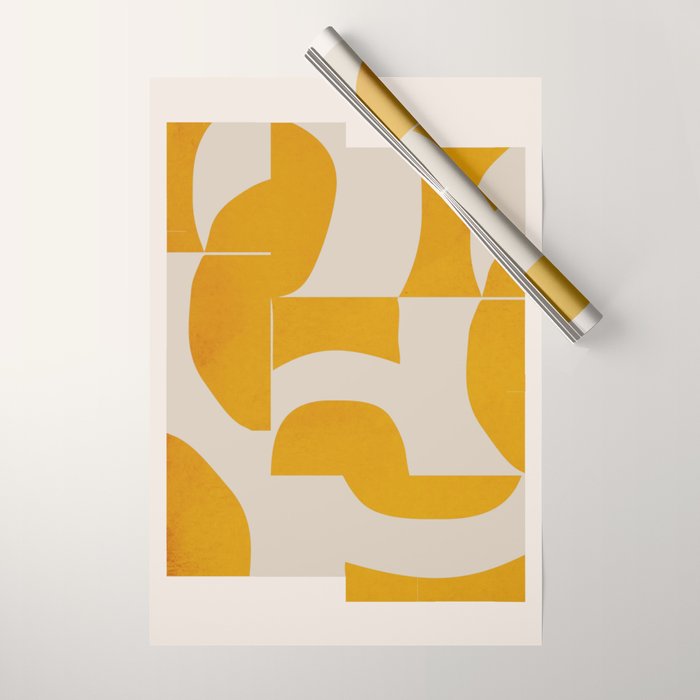 Minimal Geometric Shapes 228 Wrapping Paper Gallery Image 1