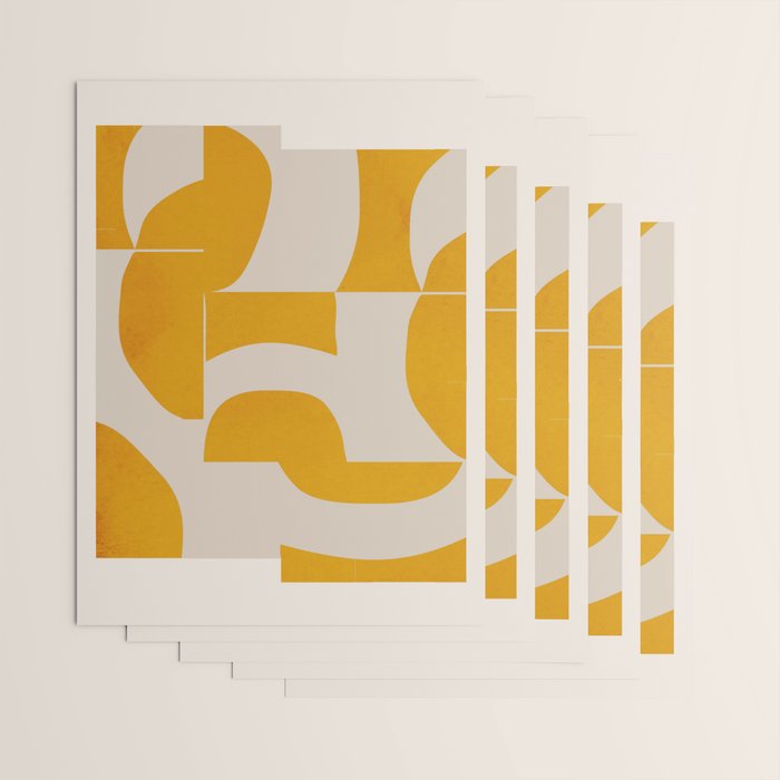 Minimal Geometric Shapes 228 Wrapping Paper Gallery Image 3