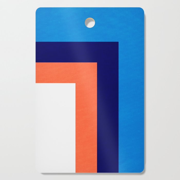 French Riviera: Bauhaus Abstraction 01 Cutting Board Gallery Image 1