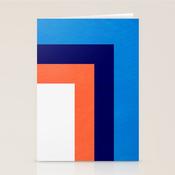 French Riviera: Bauhaus Abstraction 01 Stationery Card Gallery Image 1