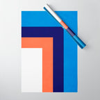French Riviera: Bauhaus Abstraction 01 Wrapping Paper Gallery Image 1