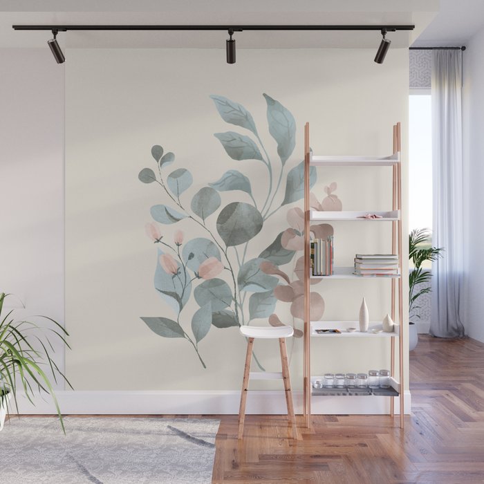 Verdant Branches 02 Wall Mural Gallery Image 1