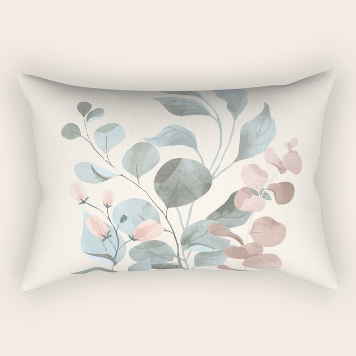Verdant Branches 02 Rectangular Pillow Gallery Image 1