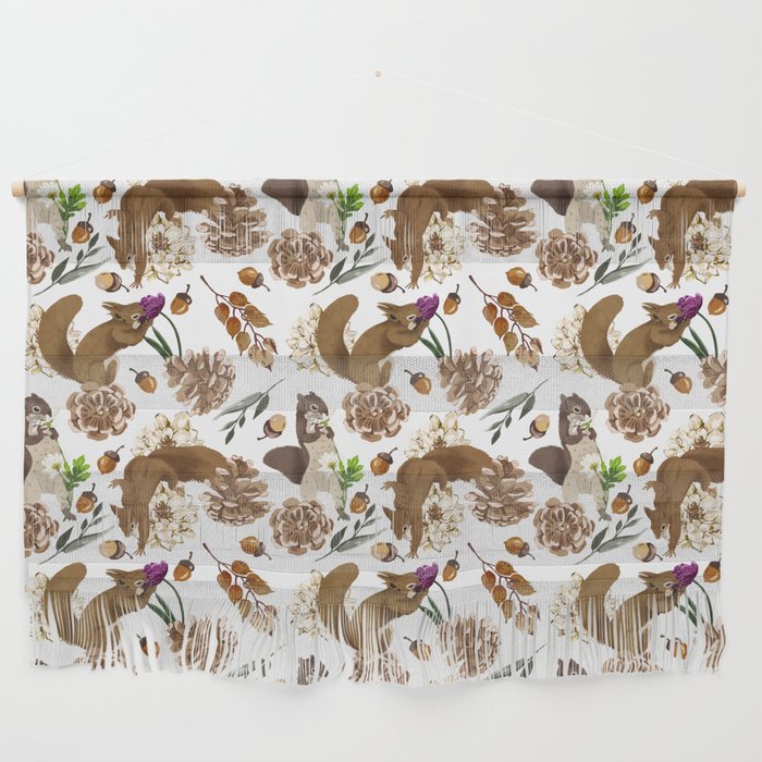Flowering squirrel meadow Wall Hanging Gallery Image 1