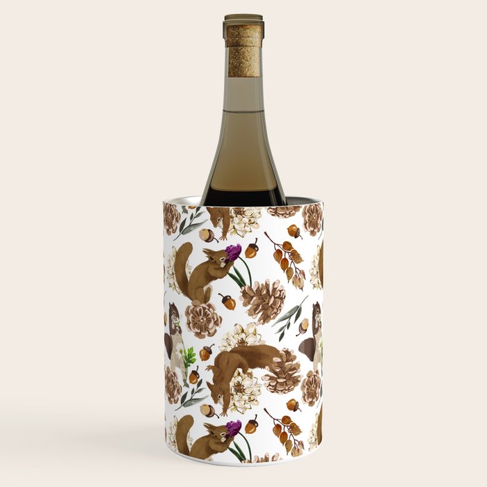 Flowering squirrel meadow Wine Chiller Gallery Image 2