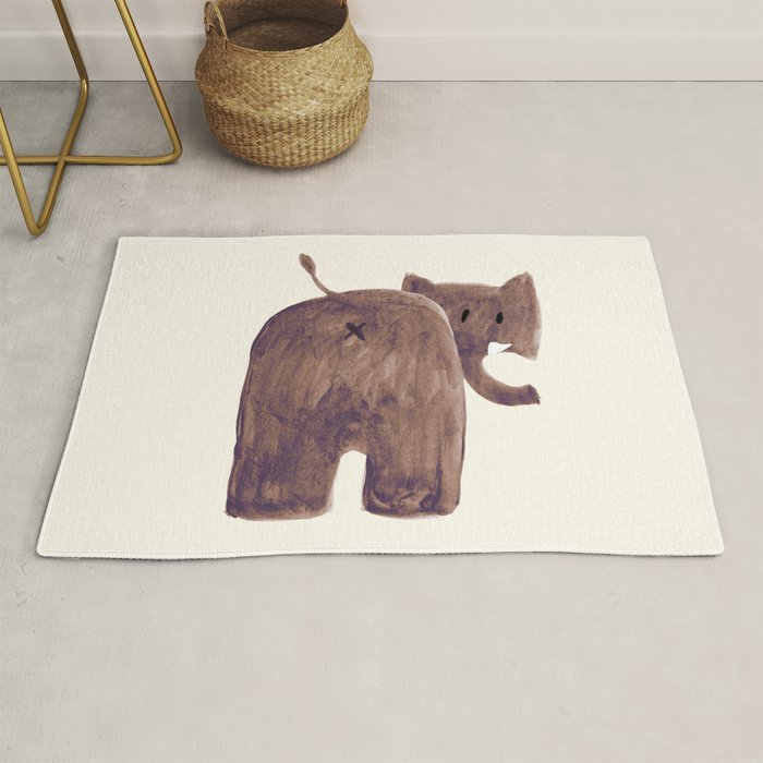 Elephant's butt Rug Gallery Image 1