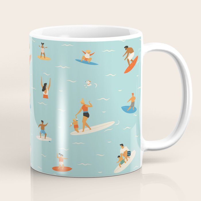 Surfing kids Coffee Mug Gallery Image 1