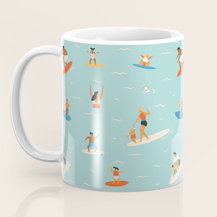 Surfing kids Coffee Mug Gallery Image 3