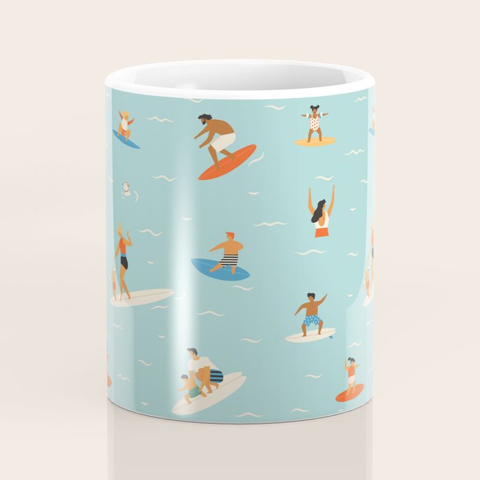 Surfing kids Coffee Mug Gallery Image 4