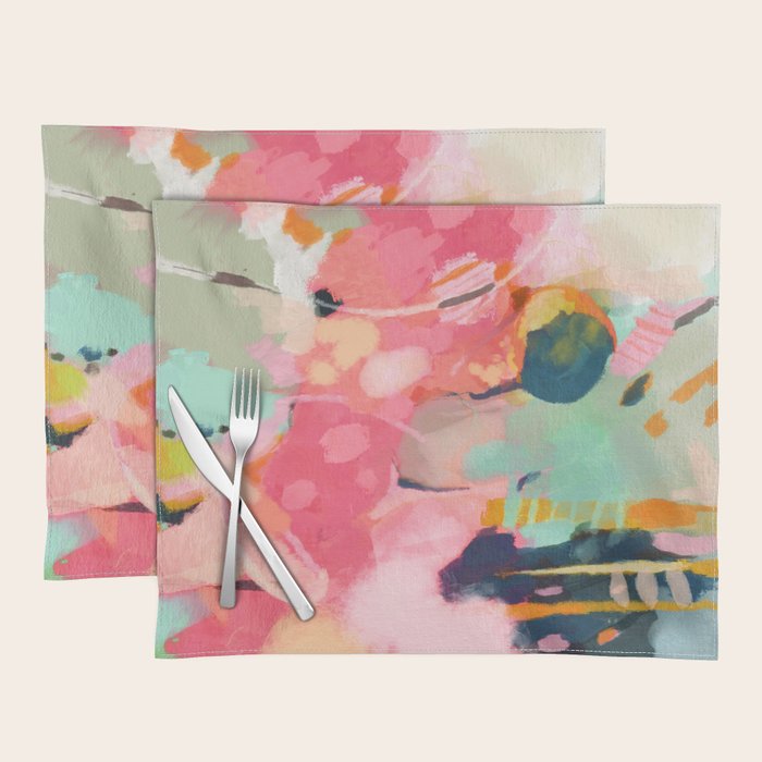 spring moon earth garden Placemat Gallery Image 1