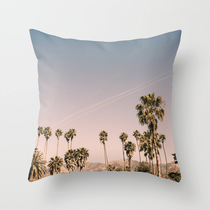 Golden Hills of L.A. Throw Pillow Gallery Image 1