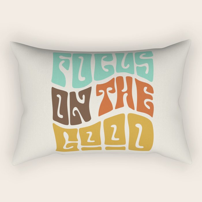 Focus on the Good Rectangular Pillow Gallery Image 1