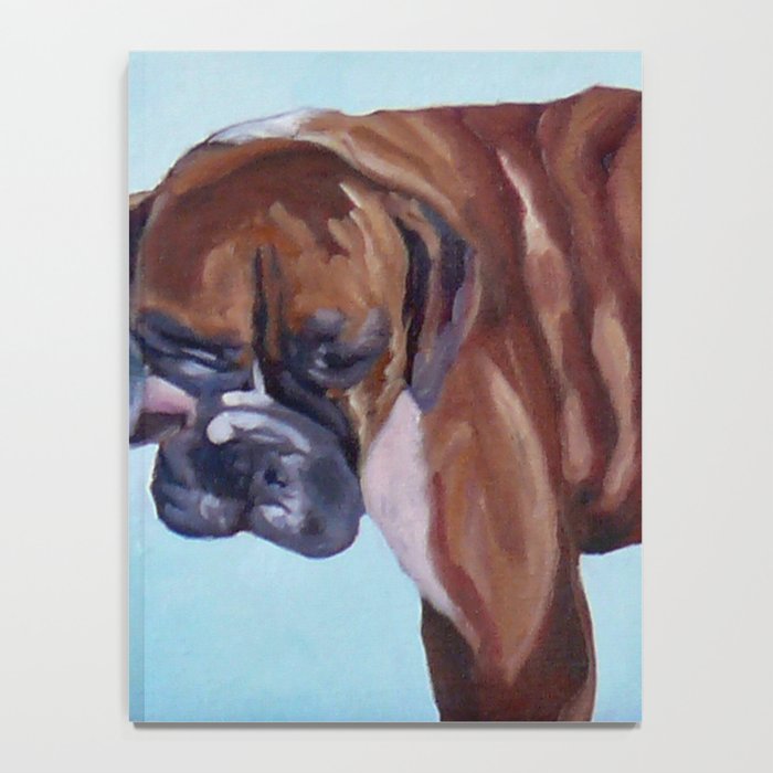 Kissing Boxers Dogs Portrait Notebook Gallery Image 4