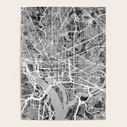 Washington DC City Street Map Poster Gallery Image 4