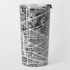 Washington DC City Street Map Travel Mug Gallery Image 2