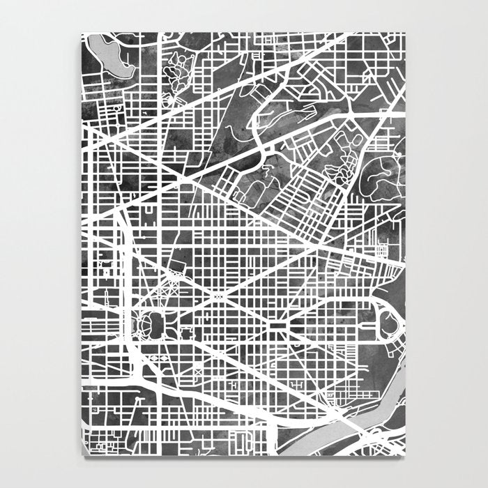 Washington DC City Street Map Notebook Gallery Image 4