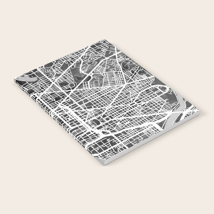 Washington DC City Street Map Notebook Gallery Image 2