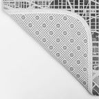 Washington DC City Street Map Bath Mat Gallery Image 2
