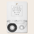 Music Sounds Better With You Cutting Board Gallery Image 1