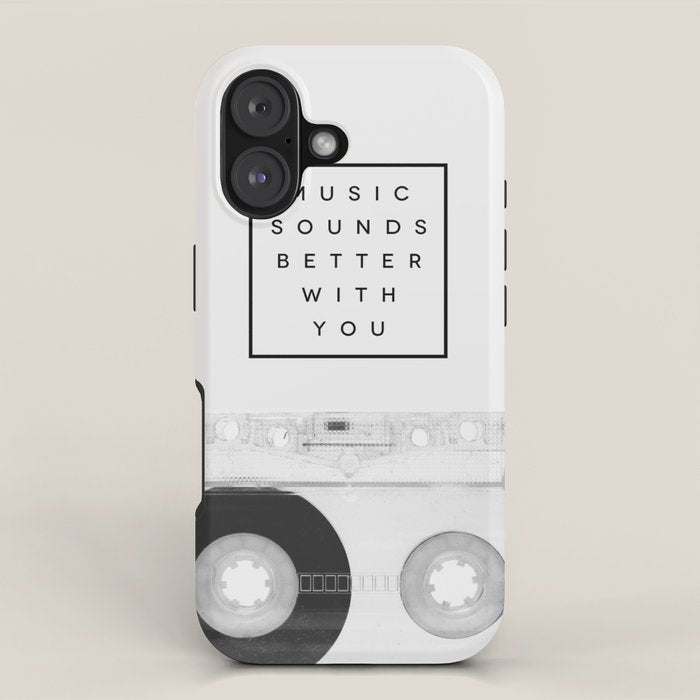 Music Sounds Better With You iPhone Case Gallery Image 1